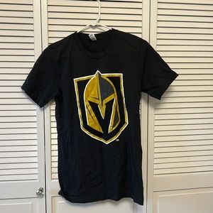 NHL Vegas Golden Knights T shirt Size Small Black/Gold